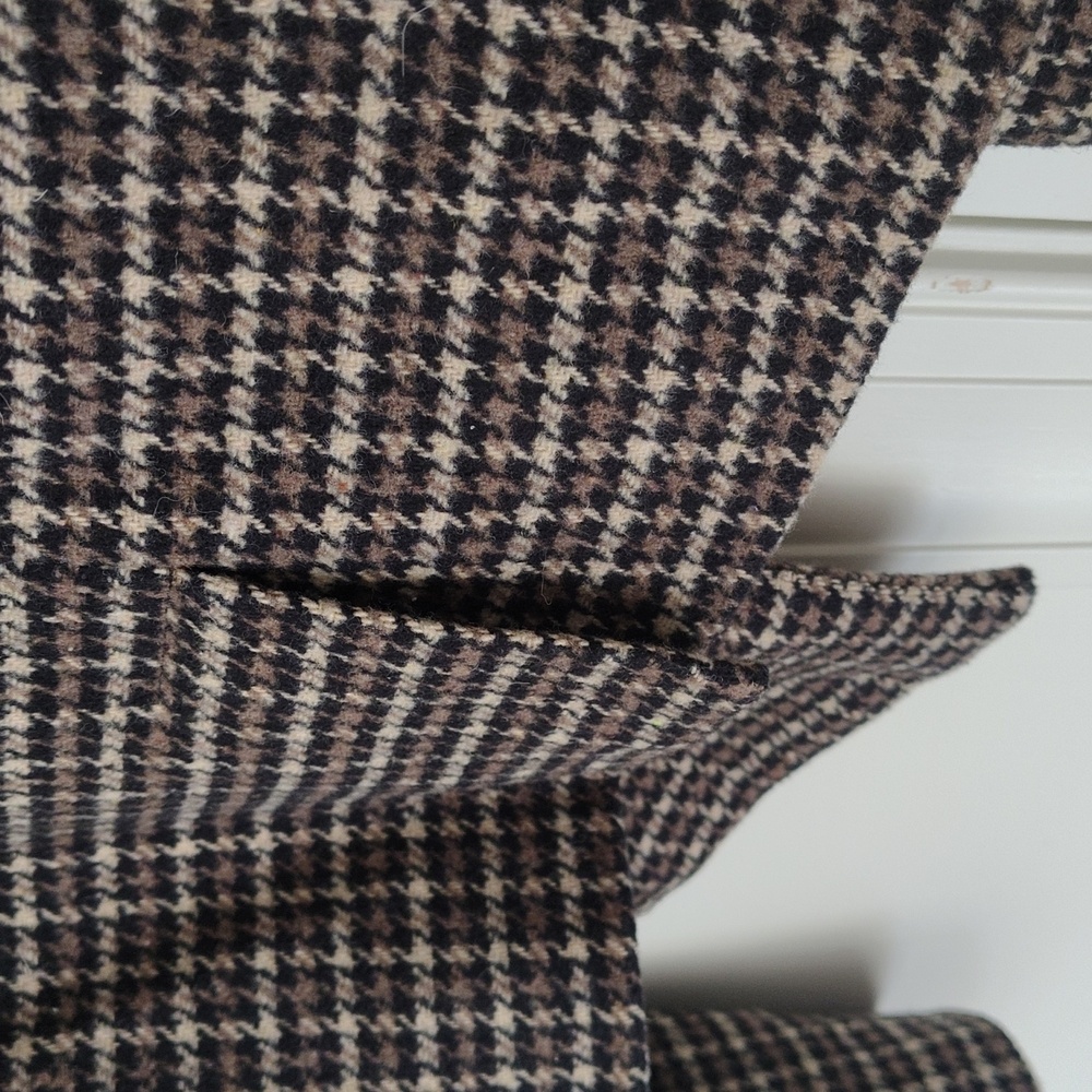 ASTR the label Manhattan Cropped Blazer Hazelnut‎ Houndstooth Size M - Picture 13 of 16